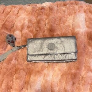 Kipling silver  Women's wristlet wallet